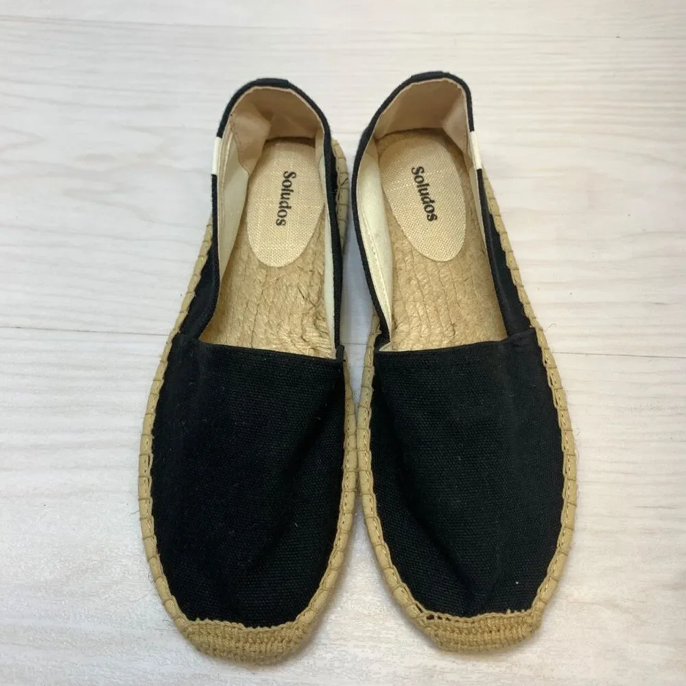 Soludos Women's The Original Dali Espadrille‎ Shoe Black Size US 9-9.5 EU 40